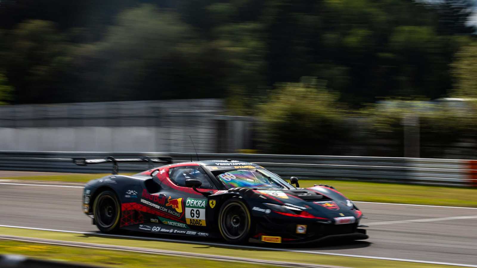 Ferrari von Emil Frey Racing mit Fahrer Thierry Vermeulen