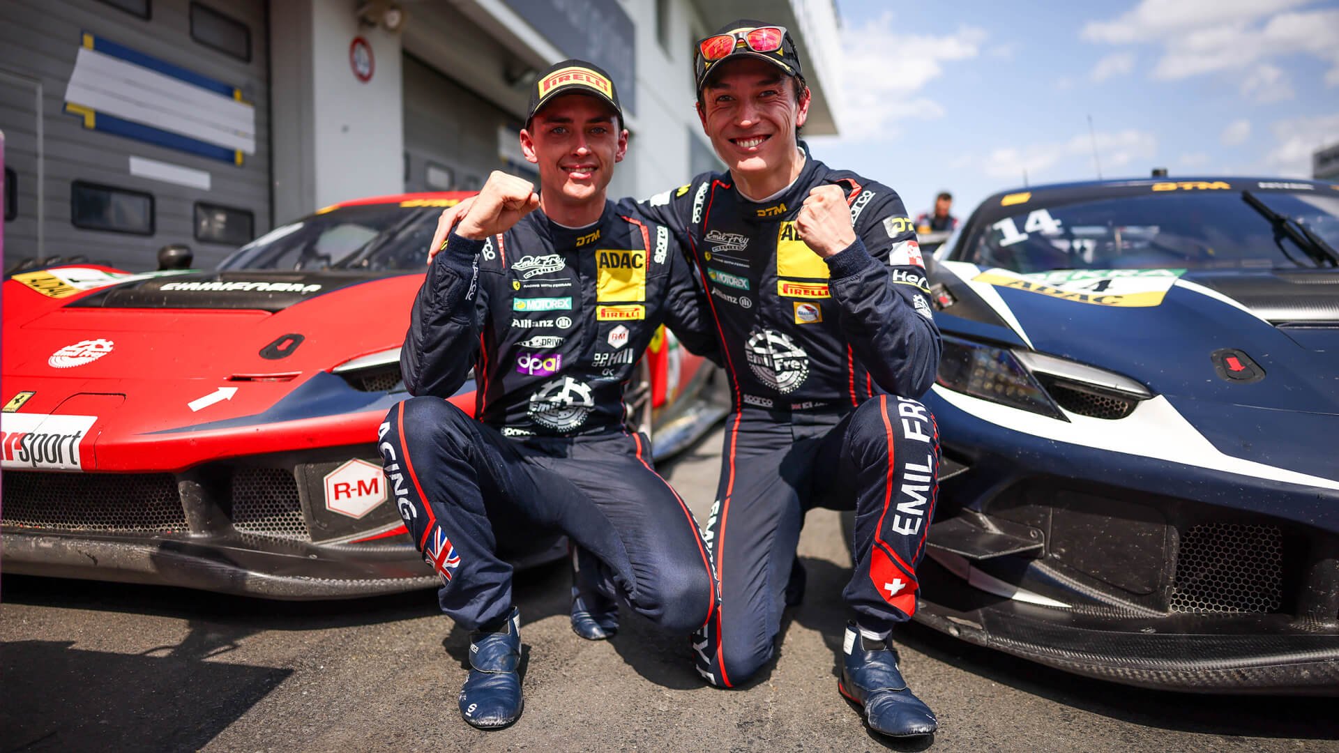 Ben Green und Jack Aitken von Emil Frey Racing