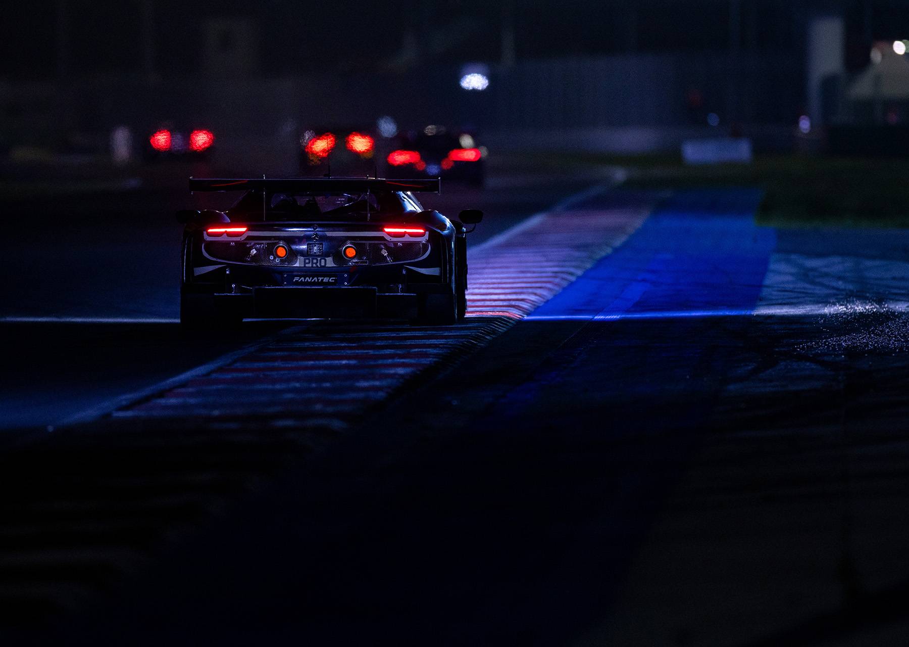 Emil Frey Racing @ night