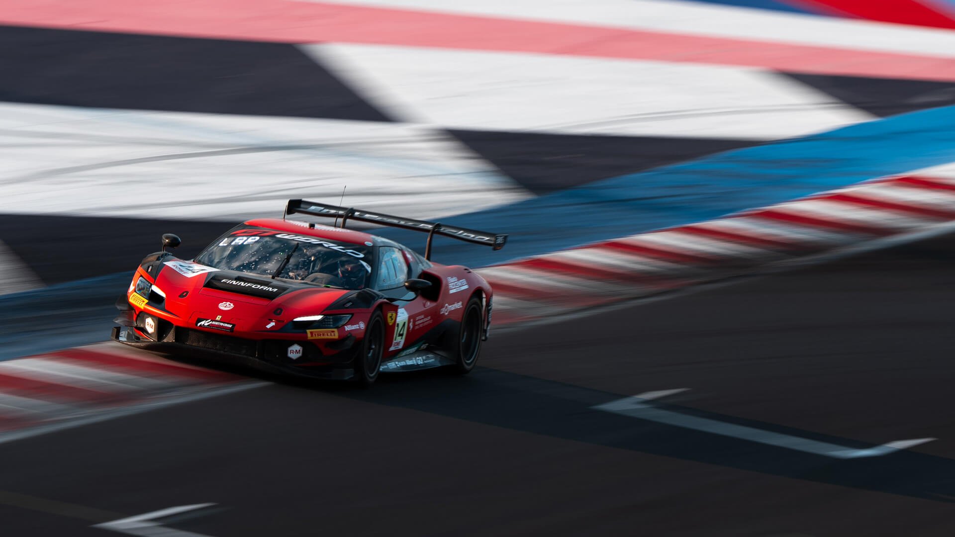 Ferrari #14 from Emil Frey Racing in Misano