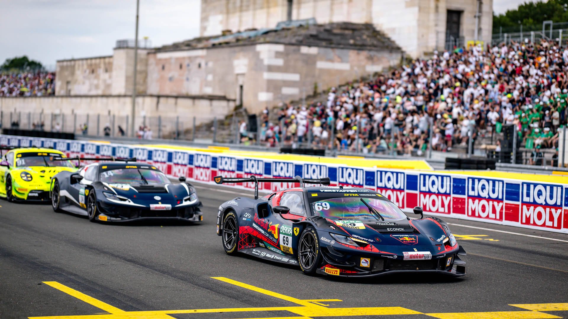 Emil Frey Racing Ferrari #14 and #69 at Norisring